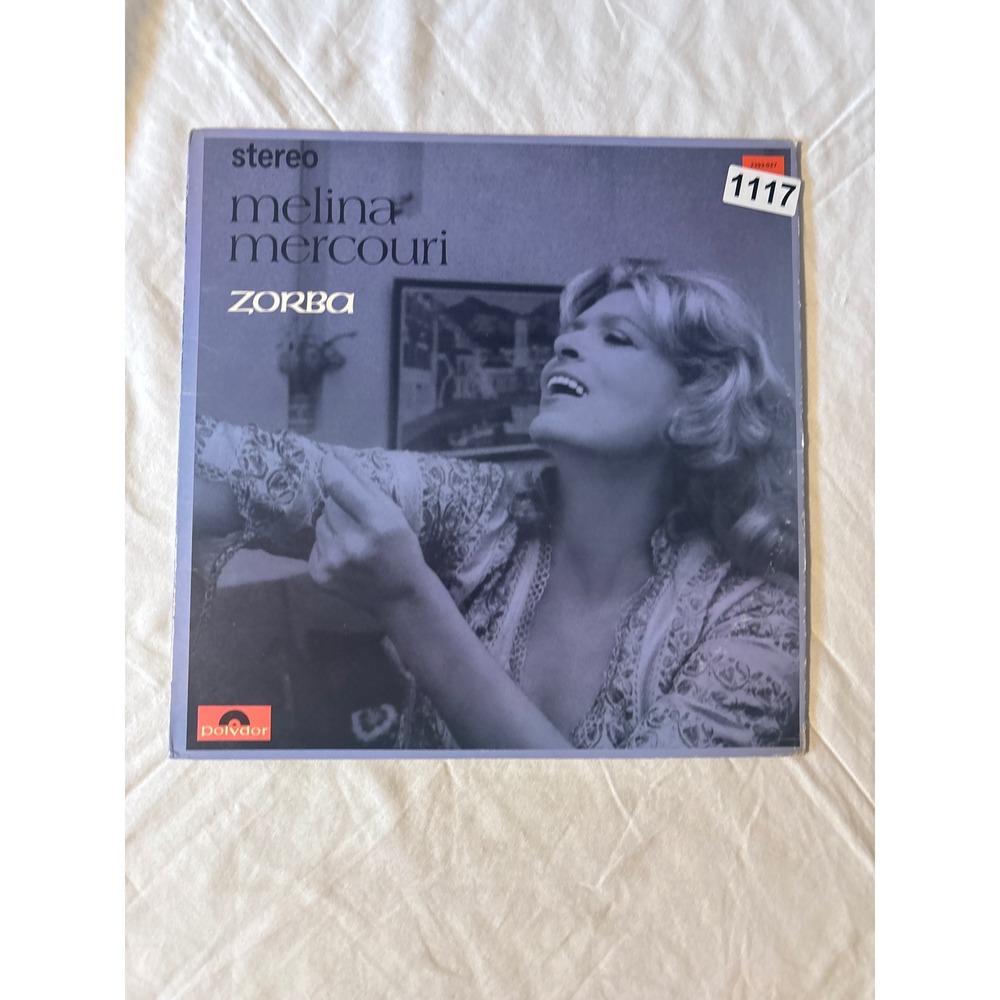 Polydor Melina Mercouri Zorba Vinyl LP Record 12" Black Good Greek World Music